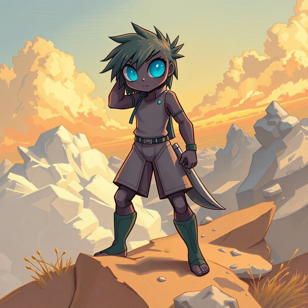 e - AI Generated Image by Flux on Cloudflare