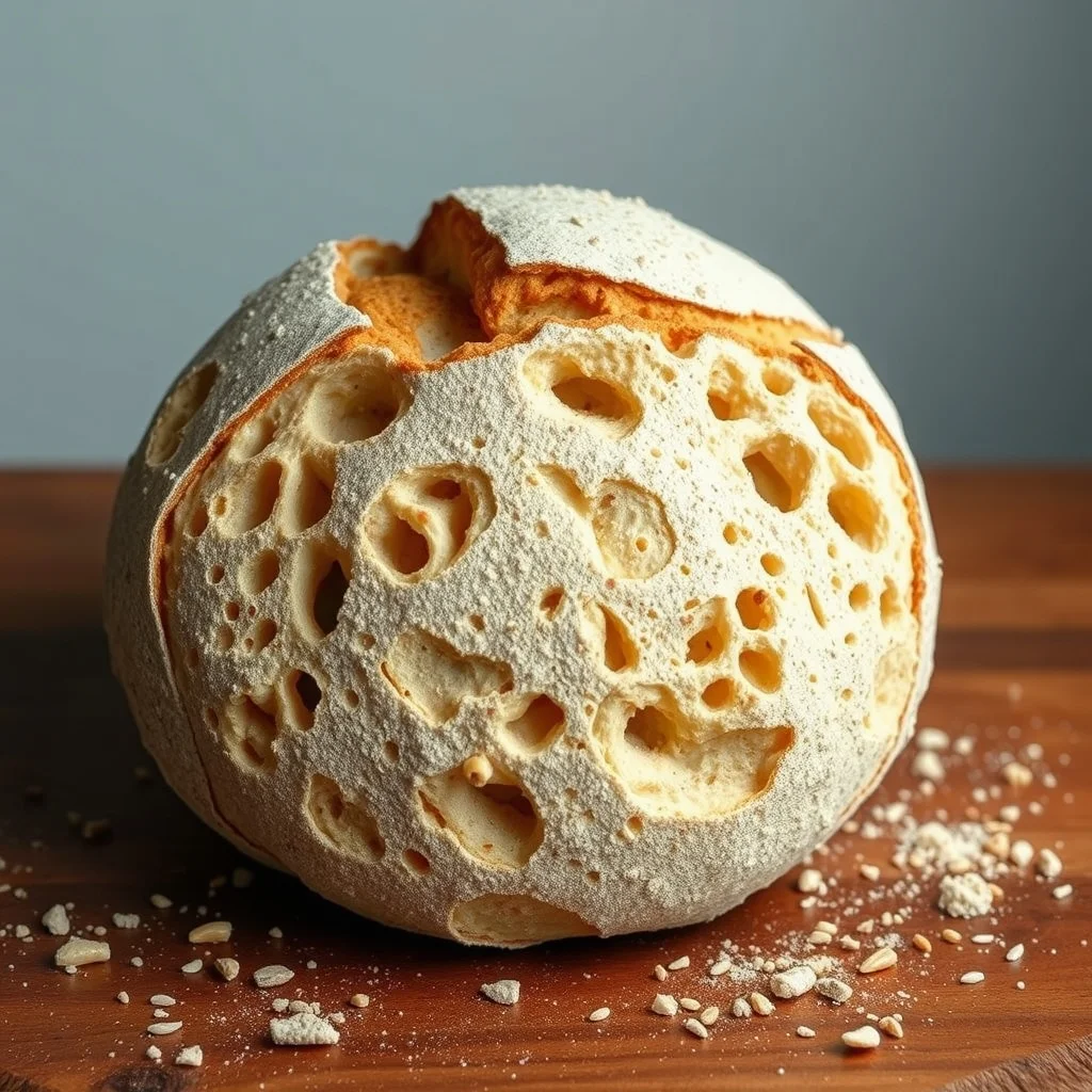 곤충 밀가루와 고대 곡물로 만든 미래형 빵, 스튜디오 조명