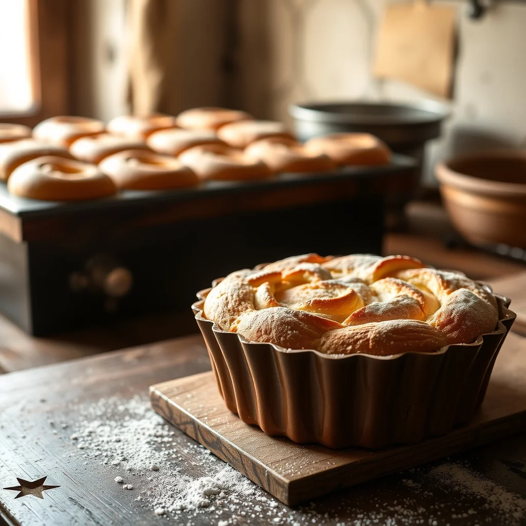 전통 쿠글로프 케이크 전경
